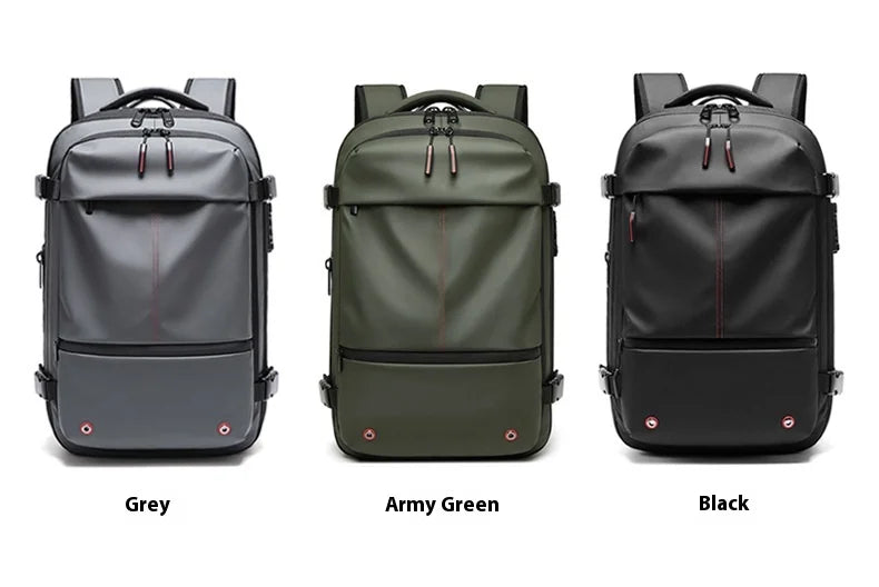 Men Travel Backpack vacuum compression 17 inch Laptop Backpacks Business Large Capacity school Backpack Expanded Hiking backpack